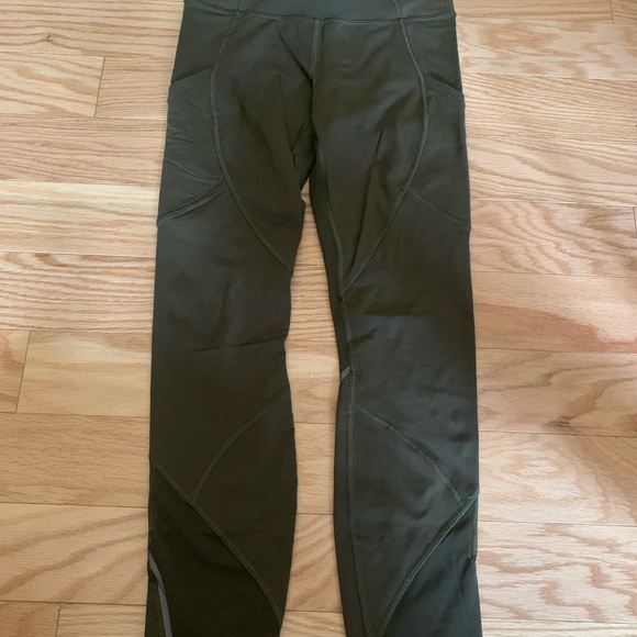Lululemon olive green leggings - Picture 3 of 4